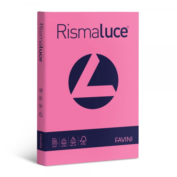 Rismaluce - carta a4 colore ciclamino grammatura 140gr