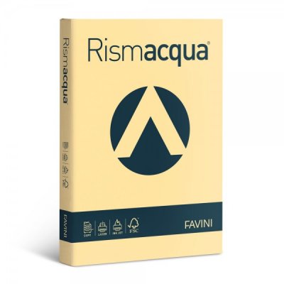 Rismacqua - carta a4 colore camoscio grammatura 140gr