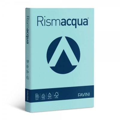 Rismacqua - carta a4 colore celeste grammatura 140gr