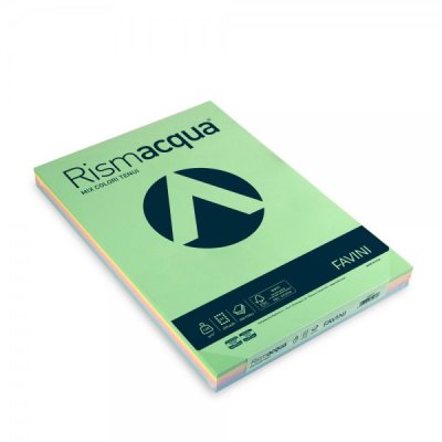 Rismacqua - carta a3 colore assortiti grammatura 140gr