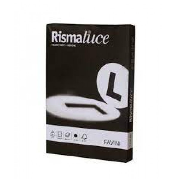 Rismaluce - carta a3 colore nero grammatura 200gr