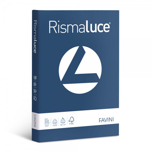 Rismaluce - carta a4 colore blu prussia grammatura 200gr