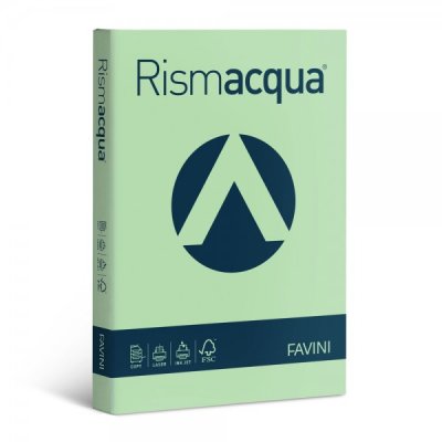 Rismacqua - carta a4 colore verde chiaro grammatura 200gr