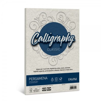 Calligraphy - carta pergamena a4 colore perla grammatura 190gr