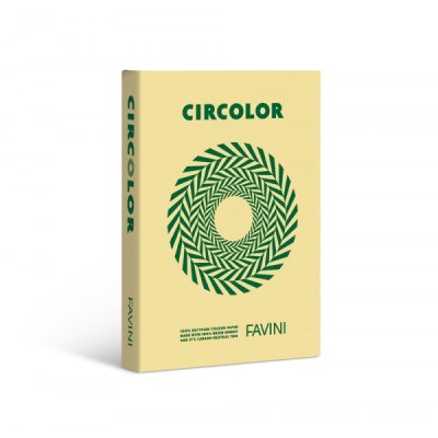 Circolor - carta a4 colore giallo pastello grammatura 80gr