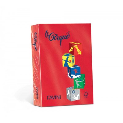 Le cirque - carta a4 colore scarlatto grammatura 80gr