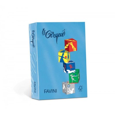 Le cirque - carta a4 colore azzurro reale grammatura 80gr