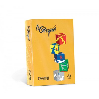 Le cirque - carta a4 colore giallo oro grammatura 80gr