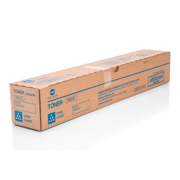 Minolta Toner Originale Ciano TN221C A8K3450