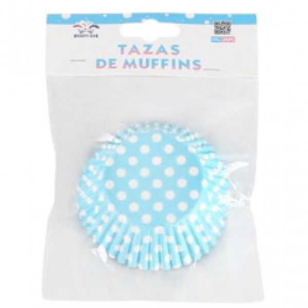 Pirottini per dolci colore azzurro