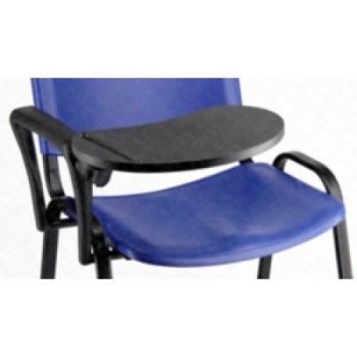 Bracciolo con tavoletta per sedute d5s, d5ps colore nero