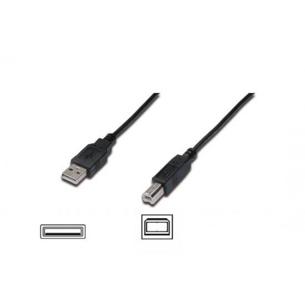 DIGITUS cavo USB 2.0 connettori A-B da 1m
