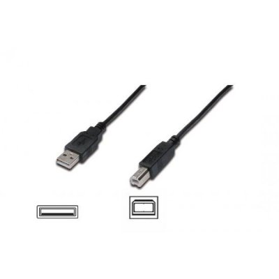 DIGITUS cavo USB 2.0 con connettori tipo A / tipo B da 1,8mt