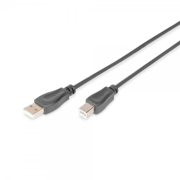 Cavo usb 2.0 connettori a-b doppia schermatura 5m colore nero