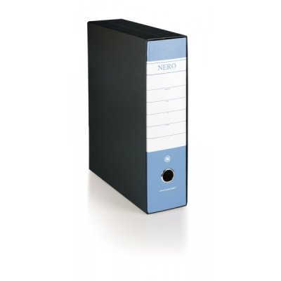 Registratore protocollo nero& d. 8cm azzurro colore nero colore azzurro