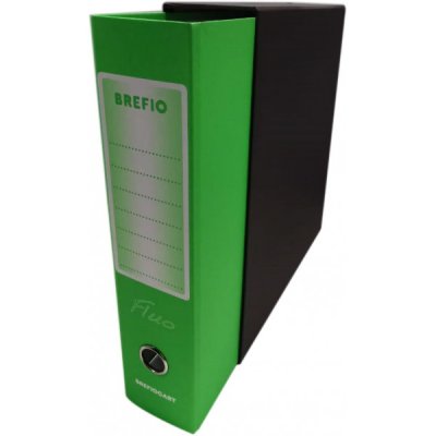 Registratore protocollo brefio fluo d. 8cm verde fluo colore nero colore verde fluo