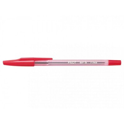 Penna a sfera PILOT BP-S dotata di riserva d'inchiostro ad olio visibile, ricaricabile - punta 0,7mm - Rosso