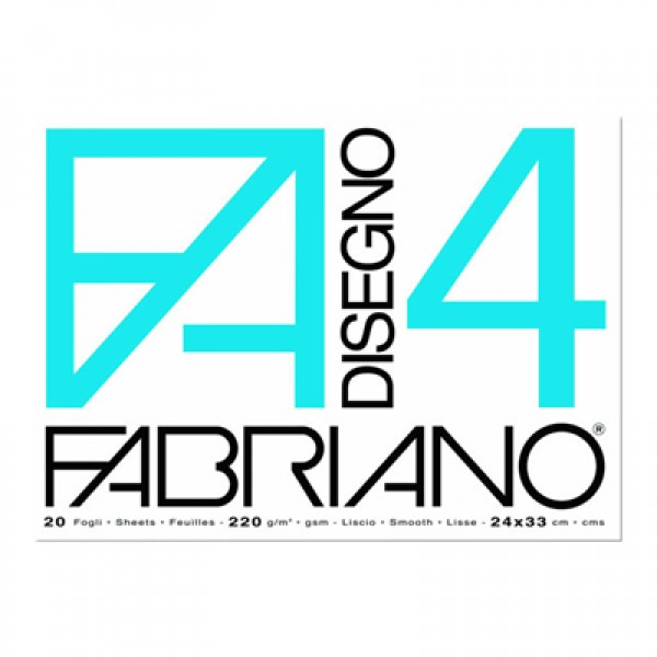 FABRIANO album da disegno F4 ruvido 24x33cm