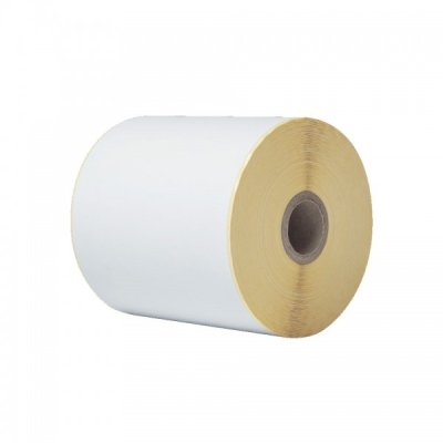 Rotolo etichette 102mm x 56,4m, in continuo colore nero su bianco