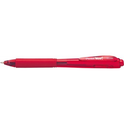 Feel-it - Penna a sfera PENTEL con fusto triangolare - punta 1mm - Rosso
