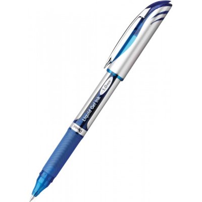 PENTEL Penna roller ricaricabile, non macchia - punta 1mm - Blu
