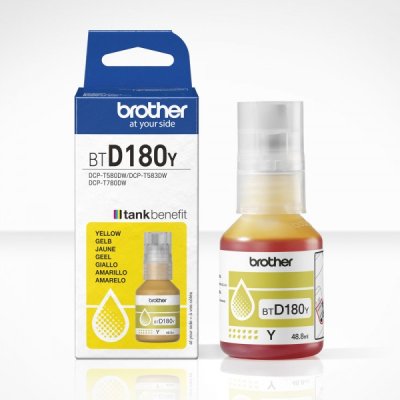 Btd180y flacone inchiostro giallo colore giallo