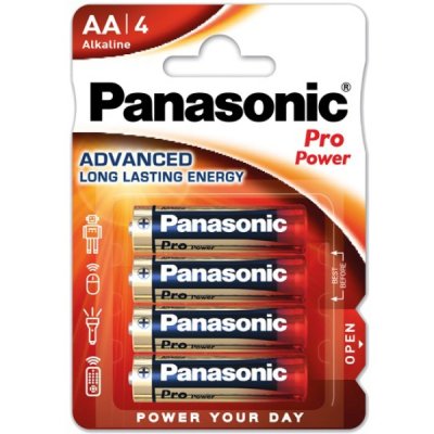 PANASONIC batteria alcalina stilo LR6 AA 1.5V