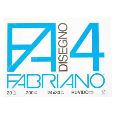 FABRIANO album da disegno F4 liscio 24x33cm