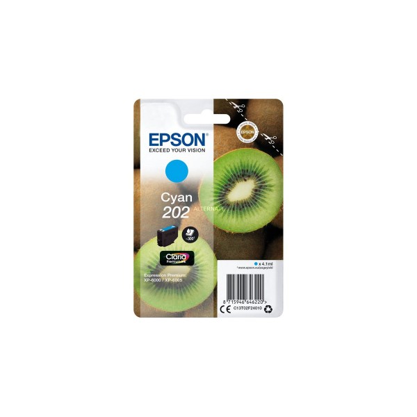 Epson Cartuccia Originale Ciano 202 (C13T02F24010)