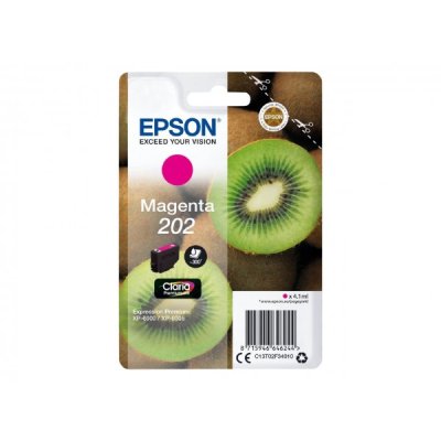 Epson Cartuccia Originale Magenta 202 (C13T02F34010)