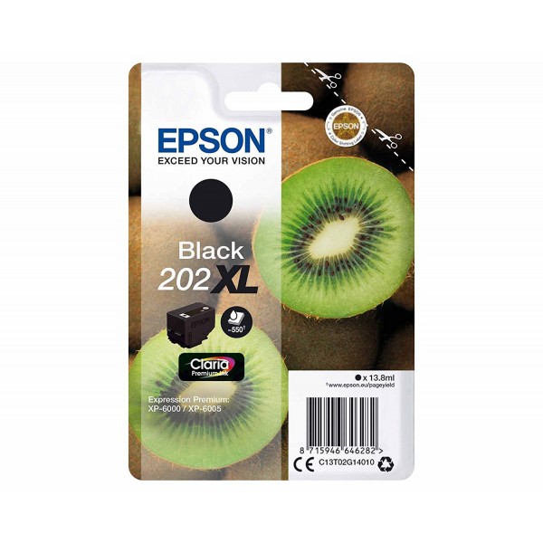 Epson Cartuccia Originale Nero 202XL C13T02G14010