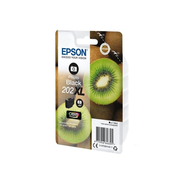 Epson Cartuccia Originale Nero Fotografico 202XL C13T02H14010 Photo