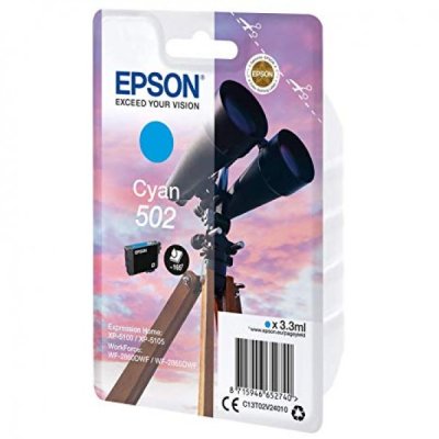 Epson cartuccia originale Ciano 502 (C13T02V24010)