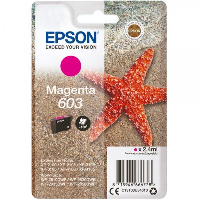 Epson Cartuccia Originale Magenta 603 C13T03U34010