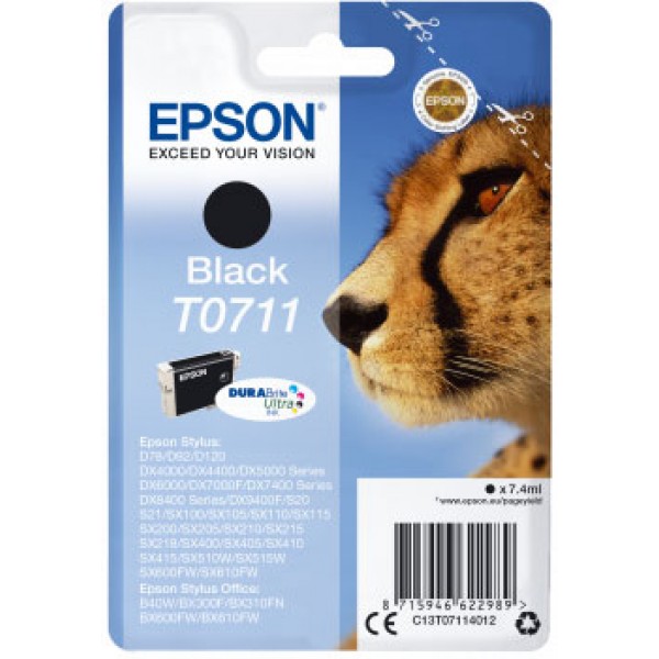 Epson cartuccia originale Nero T0711 C13T07114021