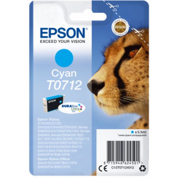 Epson Cartuccia Ciano T0712 (C13T07124021)