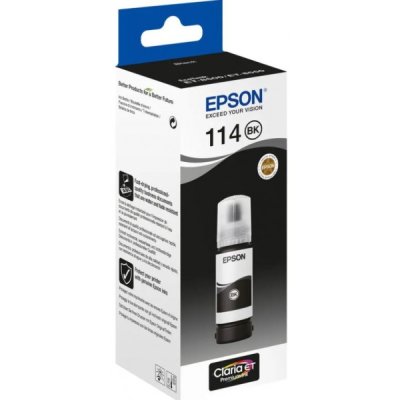 Inchiostro Epson EcoTank 114 C13T07A140 Nero originale