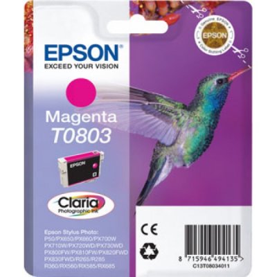 T0803 cartuccia magenta colore magenta