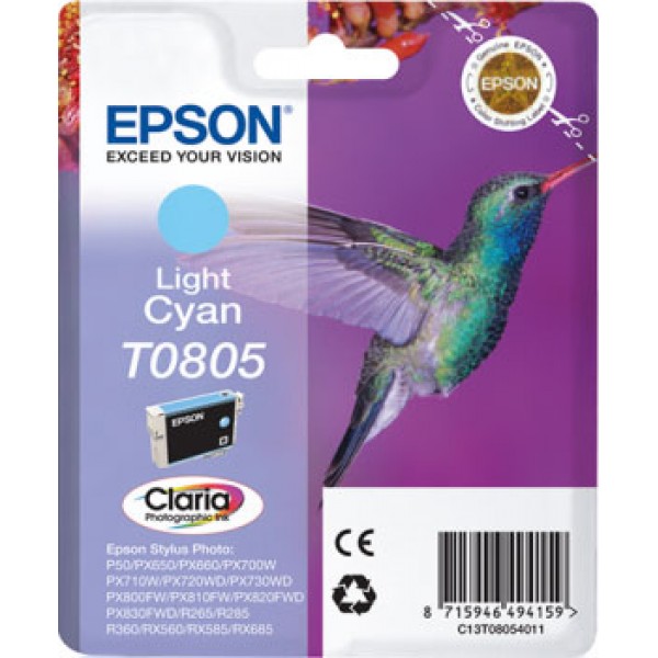 T0805 cartuccia ciano chiaro colore ciano chiaro