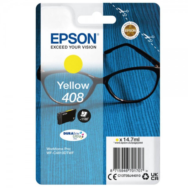 Epson Cartuccia Originale GIALLO 408 (C13T09J44010)