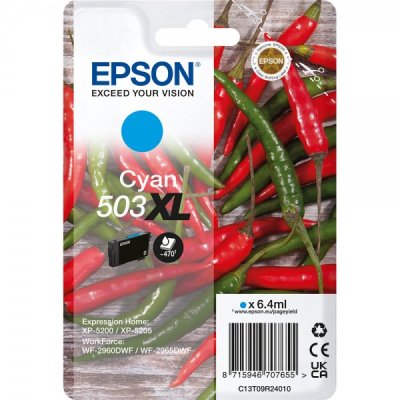 Epson Cartuccia Originale Ciano 503XL C13T09R24010