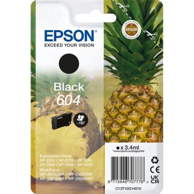 Epson Cartuccia Originale Nero 604 C13T10G14010
