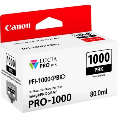 Canon Cartuccia Originale Nero Photo PFI-1000PBK (0546C001)