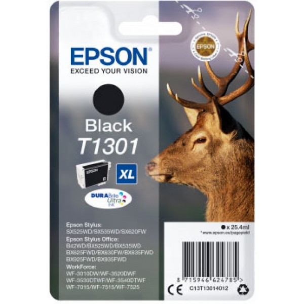 Epson Cartuccia Originale Nero T1301 XL (C13T13014012)
