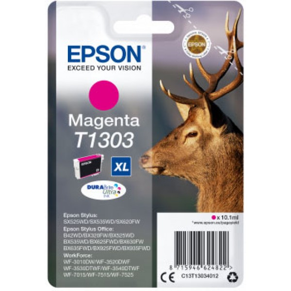 Epson Cartuccia Originale Magenta T1303 XL C13T13034012