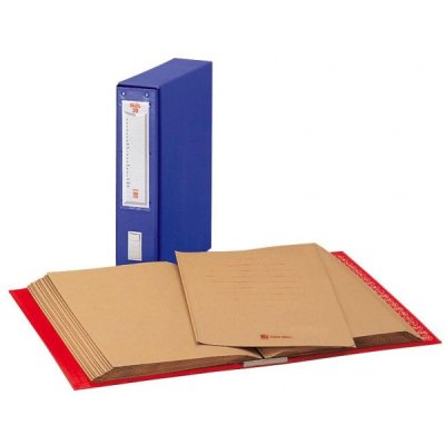 KING MEC classificatore alfabetico - 24x34cm - Blu