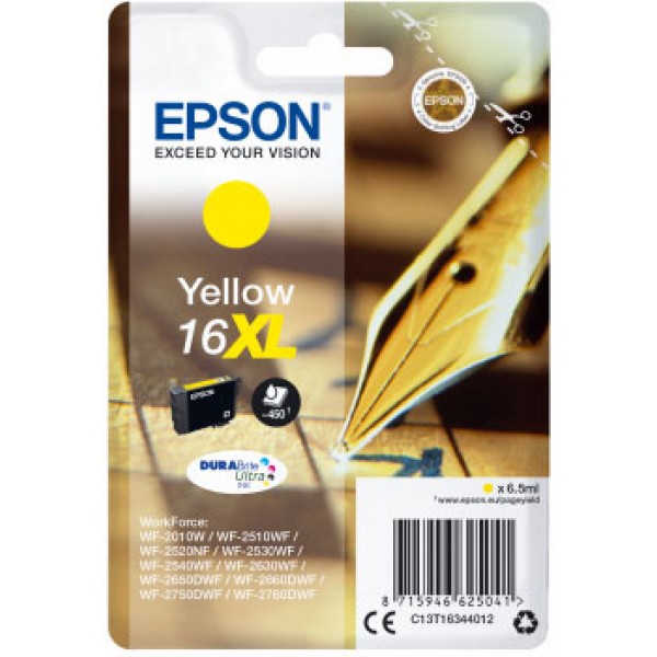 Epson Cartuccia Originale Giallo 16XL C13T16344012