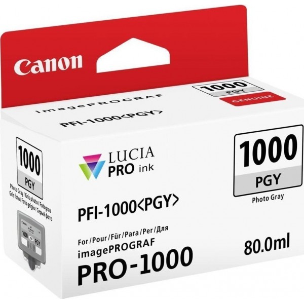 Canon Cartuccia Originale Grigio Photo PFI-1000PGY (0553C001)