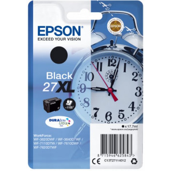 Epson cartuccia originale Nero 27XL C13T27114010