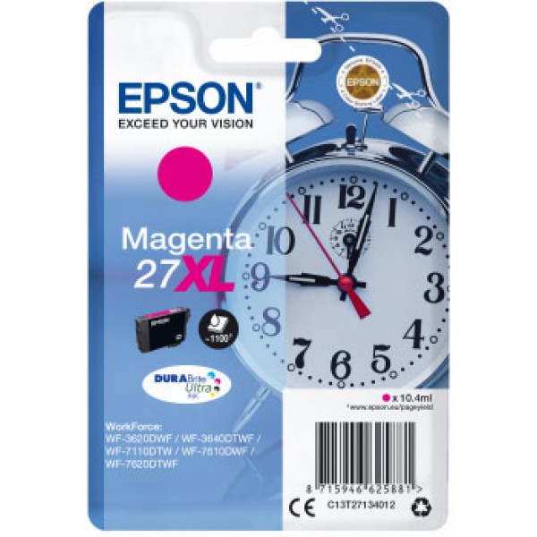 Epson cartuccia originale Magenta 27XL (C13T27134012) sveglia